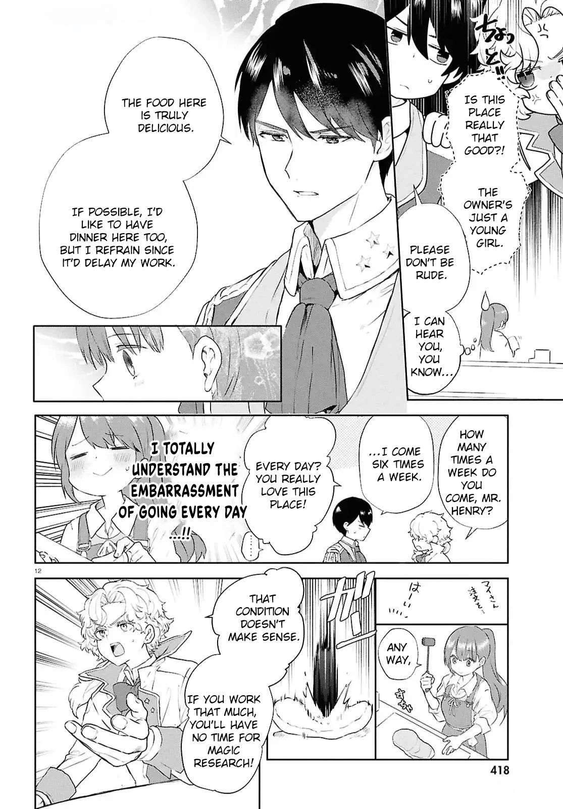 The Hideaway Café: The Mage by Accident and the Visiting Royal Secretary Chapter 3 Page 11